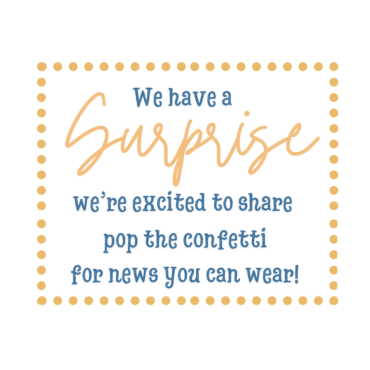 Sibling Surprise Confetti Popper - BIG BRO