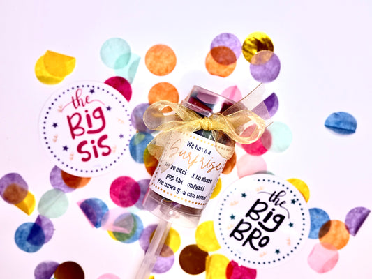 Sibling Surprise Confetti Popper - BIG BRO