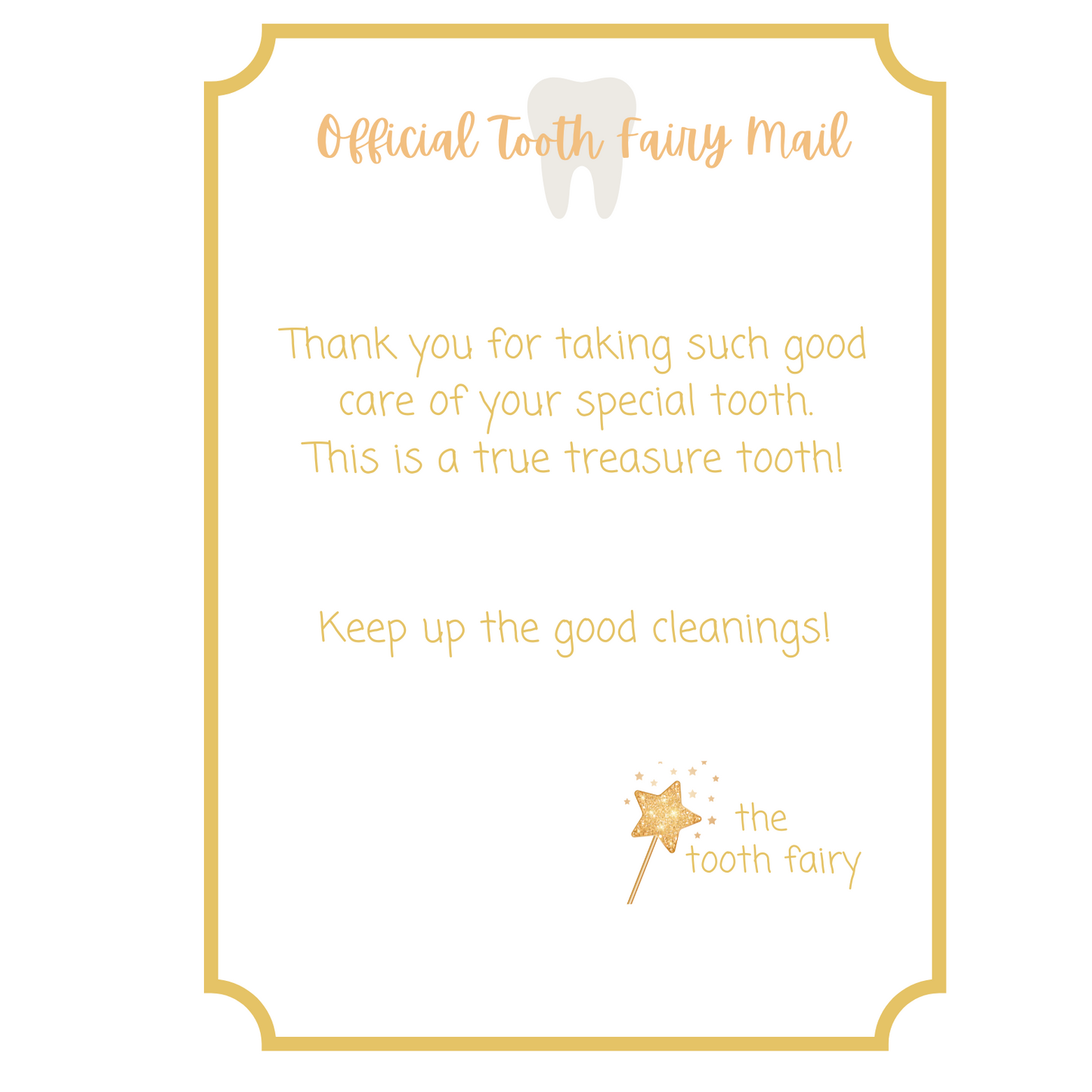 Tooth Fairy Kit