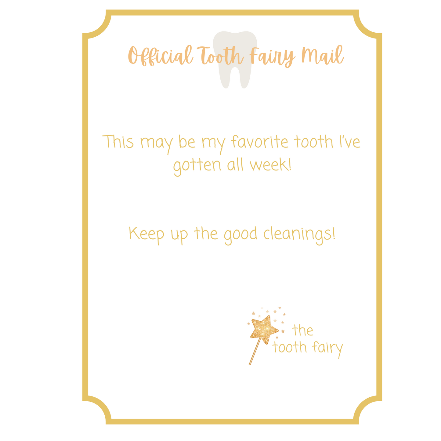 Tooth Fairy Kit